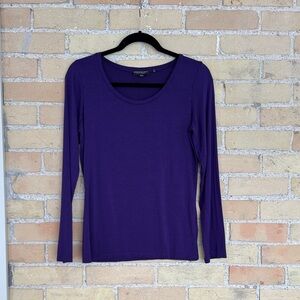 Repeat Rich Purple Long Sleeve Tee